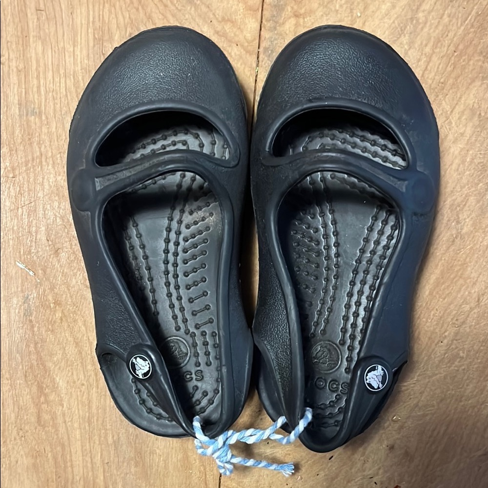 Black Crocs Slip-On Shoes